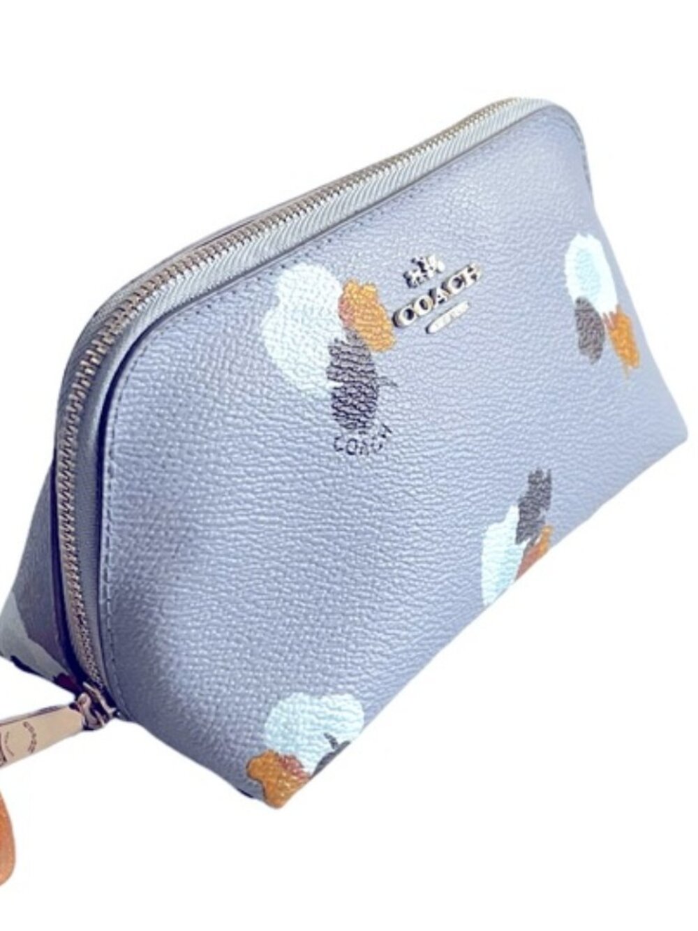 Coach Nolita Blue Floral Makeup Pouch